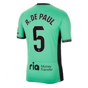 Atletico Madrid Rodrigo De Paul #5 Koszulka Trzecich 2023-24 Krótki Rękaw